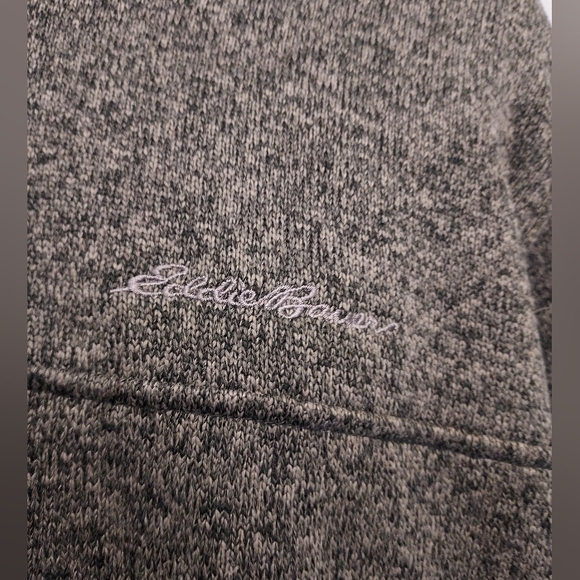 Eddie Bauer Charcoal Knit Sweater - Picture 3 of 13